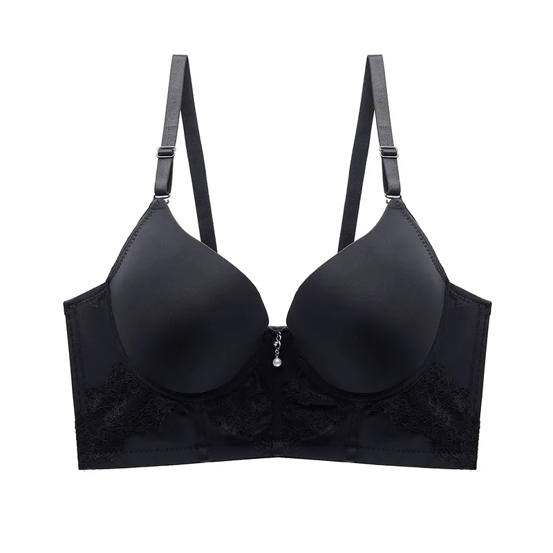 3AB8140 Lean Lace Traceless Push-Up Bra