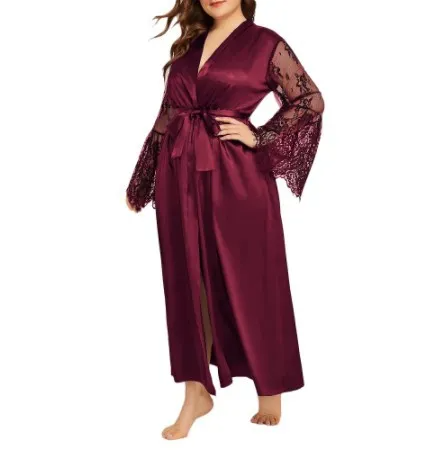 35EFEB Jenna Nightdress Long Sleeves Bathrobe